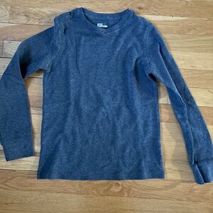 Boys gray long sleeve top